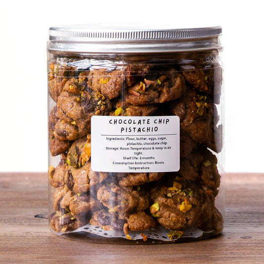 Chocolate Chip Pistachio Cookies
