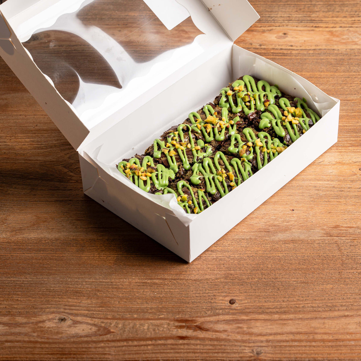 Pistachio Chocolate Brownies