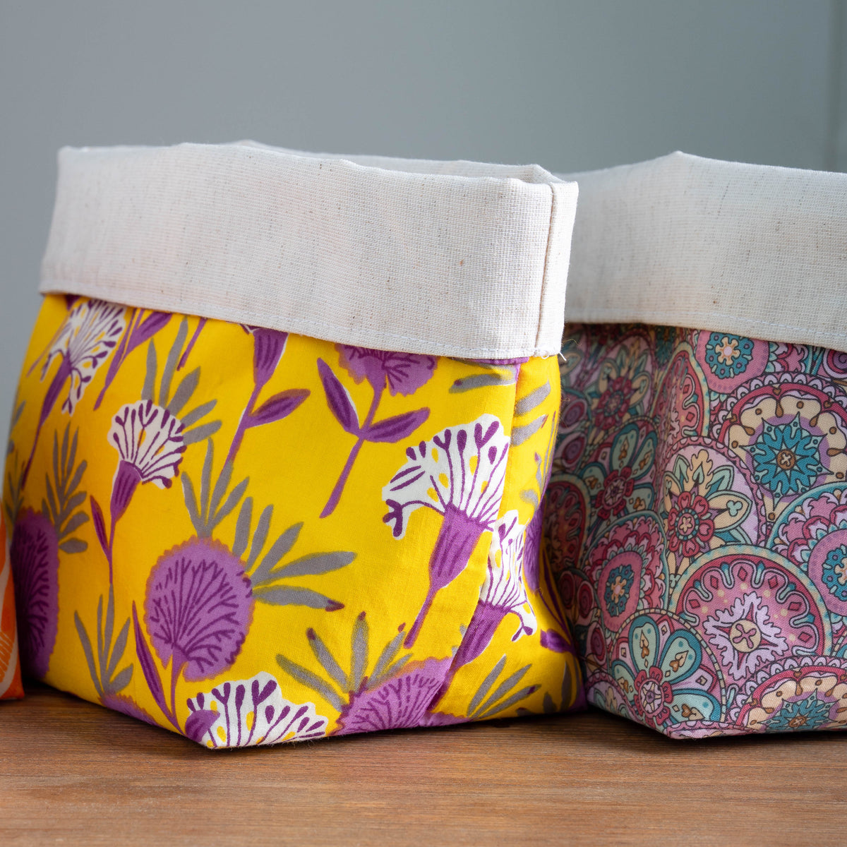 Festive Fabric Basket