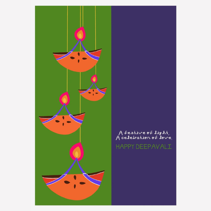 Festive Deepavali Greeting Cards