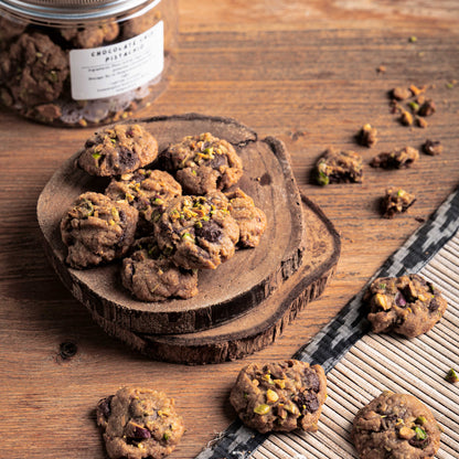 Chocolate Chip Pistachio Cookies