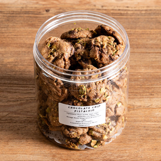 Chocolate Chip Pistachio Cookies