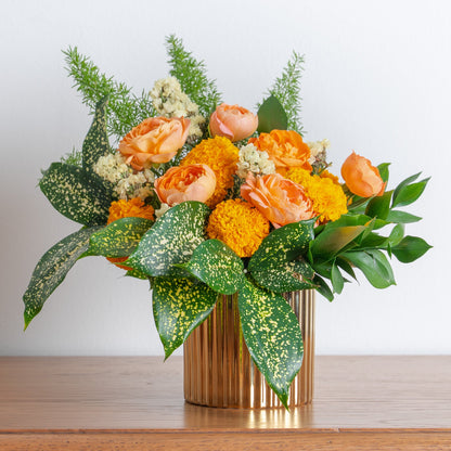 Golden Hour Flower Arrangement