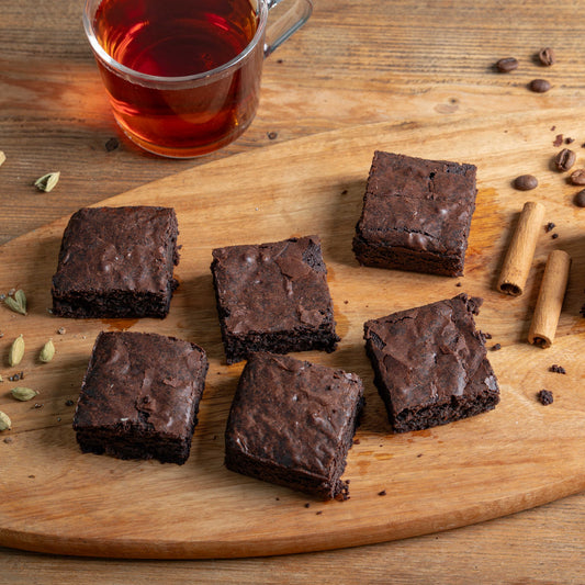 Dirty Chai Chocolate Brownies