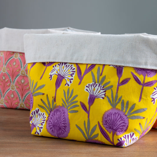 Festive Fabric Basket
